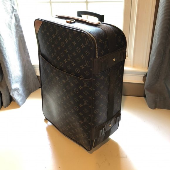 COPY - LOUIS VUITTON Monogram Pegase 55 Rolling Suitcase - Picture 1 of 15